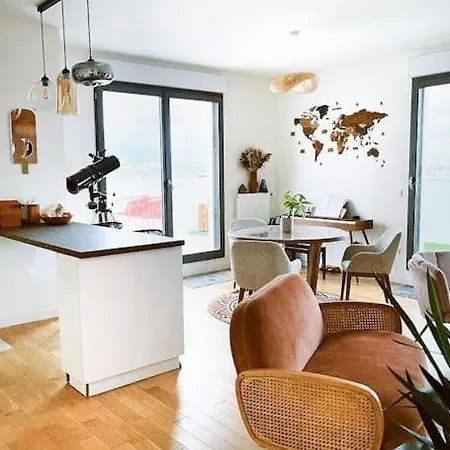 Penthouse With Rooftop Apartmán Bois-Colombes